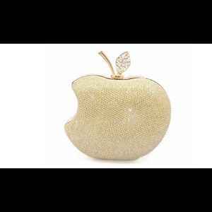 Clutch NWT BEADED APPLE SHAPE